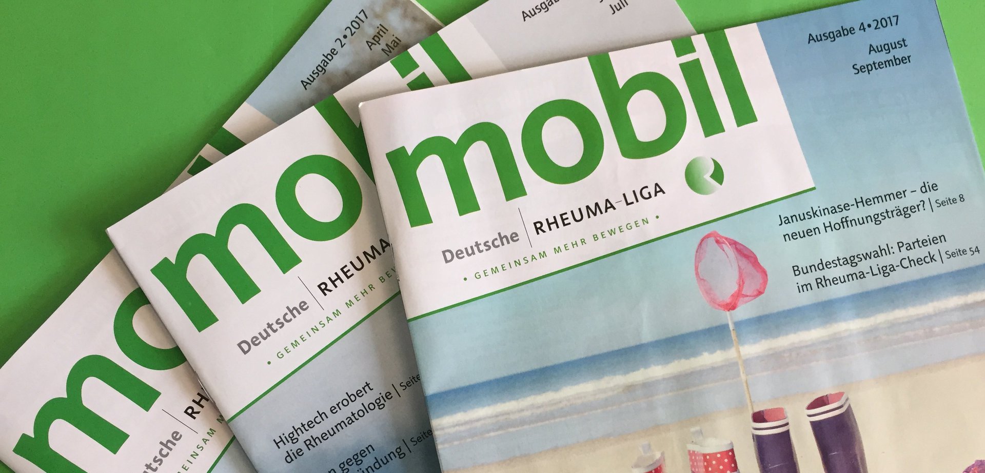 3 Zeitschriften namens mobil