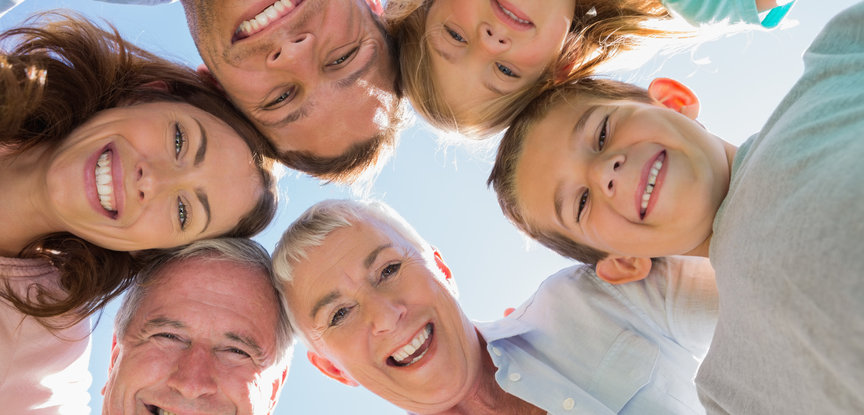 Familie jung und alt