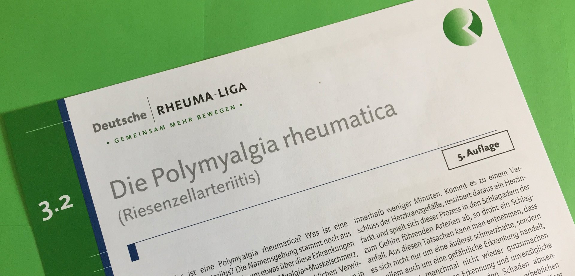 Text über polymyalgia rheumatica